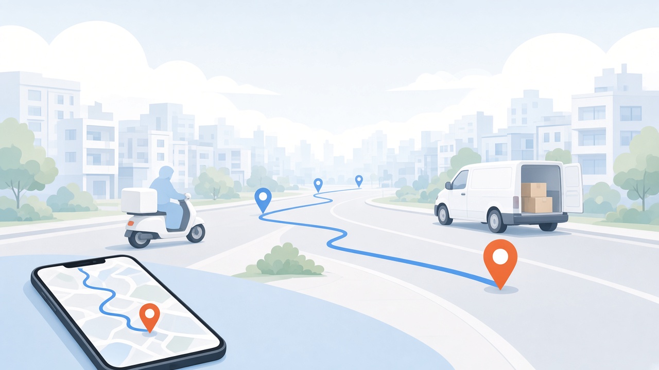 GPS tracking for delivery and last mile